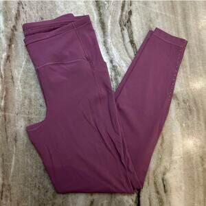 Lululemon Fast and Free Tight 28” Nulux, Cassis Purple, Women’s Size 8